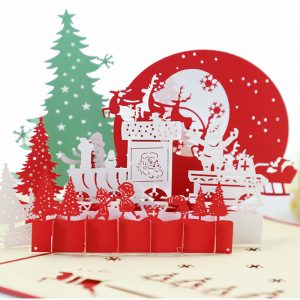 3D Christmas Theme Pop Up Card