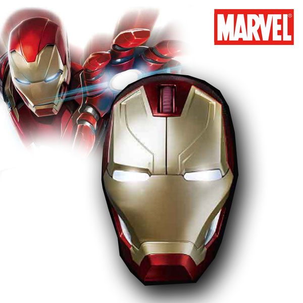 Gadget Marvel Iron Man Wireless Mouse - Seasons Gift Channel Australia